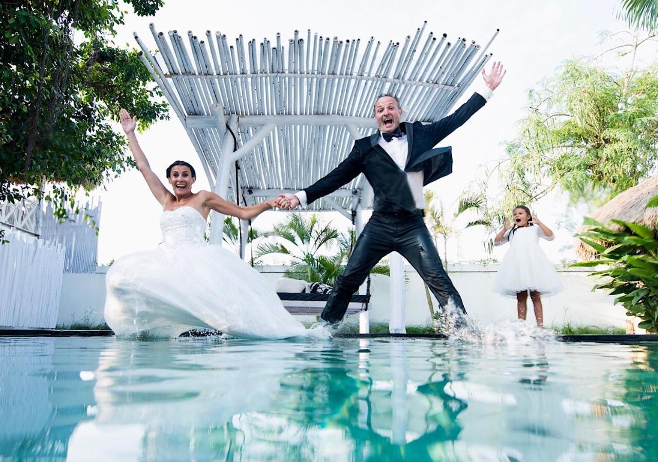 White Palm Hotel Uluwatu Bali 짐바란 외부 사진